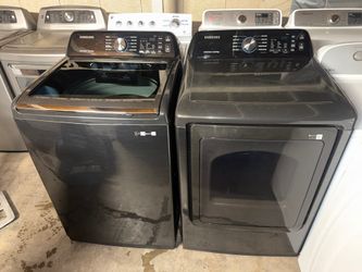 Samsung washer and electric dryer high efficiency 5.2&7.4 CUFT King size capacity