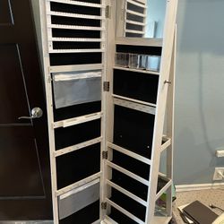 Swivel Jewelry cabinet