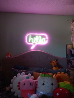 Neon Sign Hello