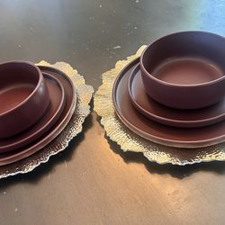 Decorative Dish Set- 8 sets