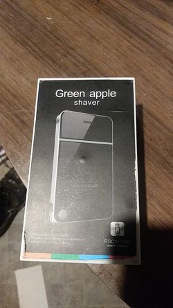 Green apple shaver