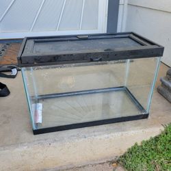 Small Reptile Terrarium with sliding lock lid!