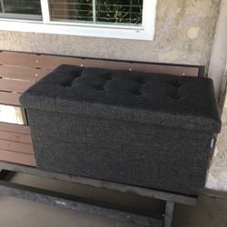 Fabric shoes storage stool size 31 length 15 height