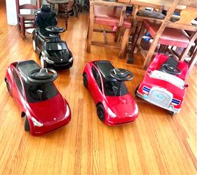 Kids Tesla , Mercedes Benz, Paw Patrol Car 25.00 each one