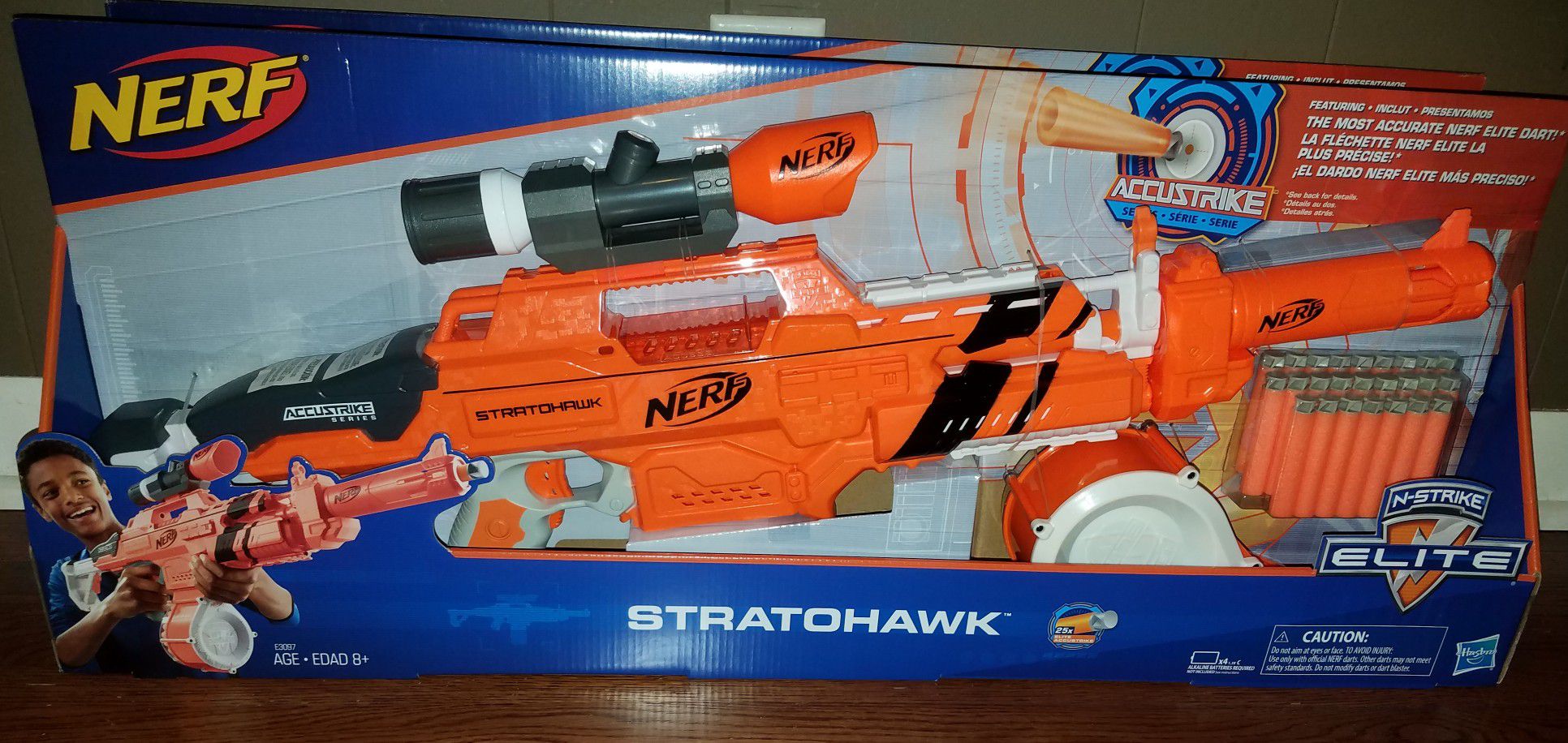 Brand New Nerf Gun N-Strike Elite Accustrike Stratohawk
