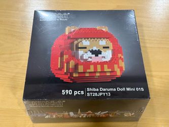 JEKCA Shiba Daruma Doll Mini 01S Brand Mew Sealed 590 pcs.