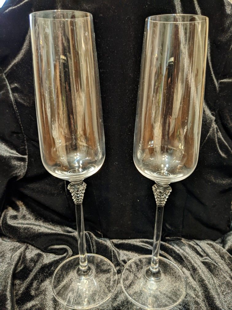 Champagne Flutes, Crystal