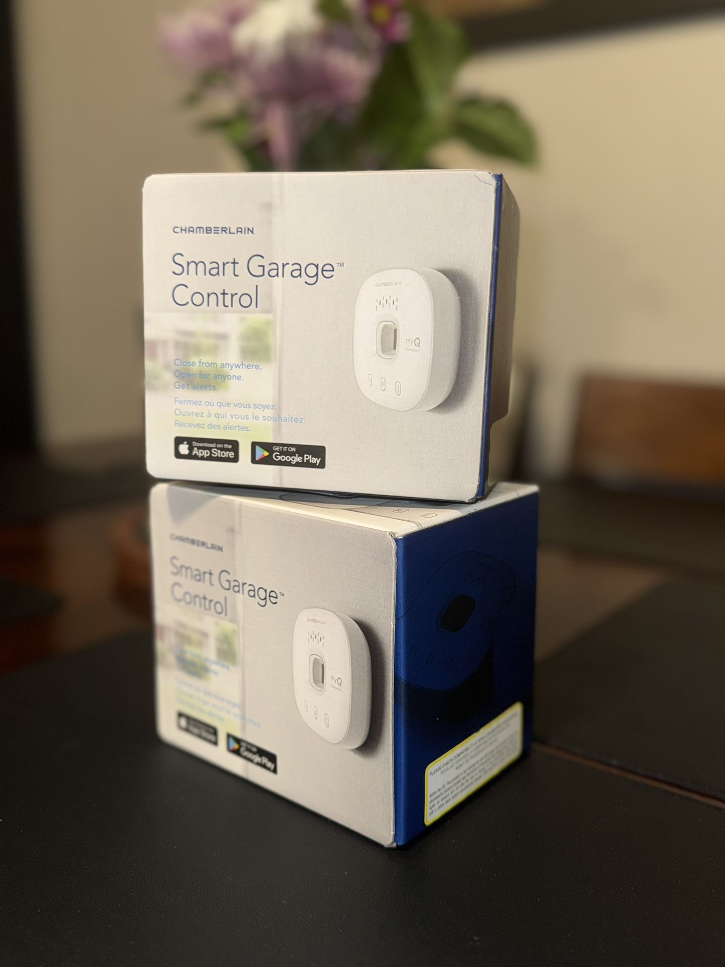 Chamberlain myQ-G0401 Wi-Fi Smartphone Garage Door Opener Control - Wireless Garage Hub and Sensor with Wi-Fi & Bluetooth - Smartphone Controlled