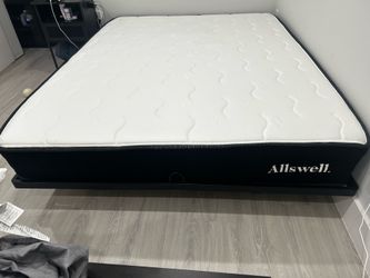Allswell Queen Size Mattress with Floating Frame with Lights Best Price in a Week