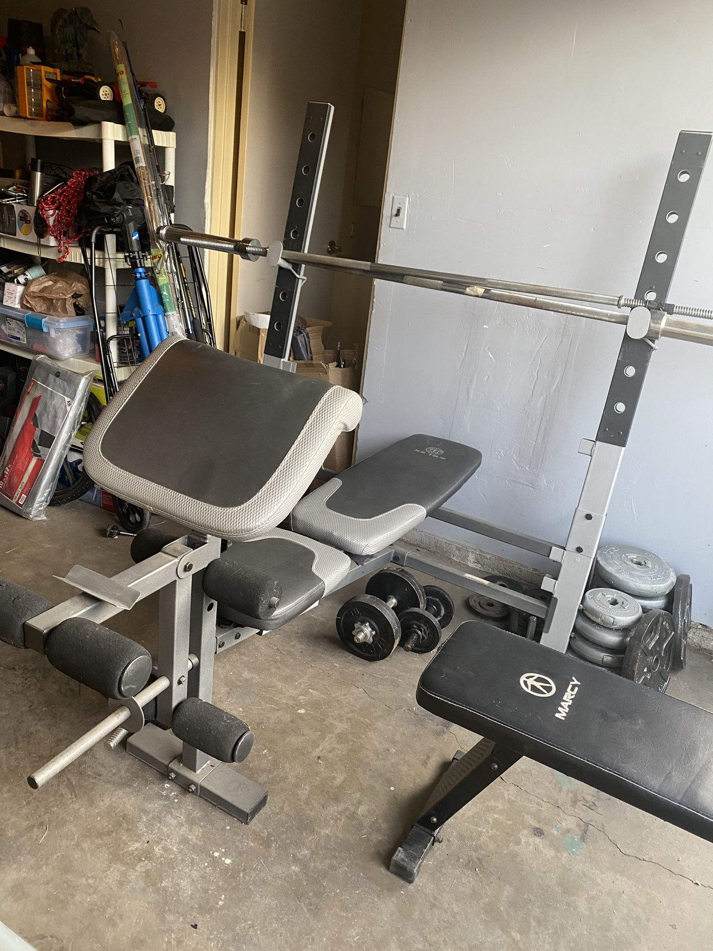 Golds Gym And Marcy Bench