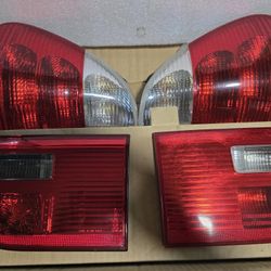 Bmw X5/e53  Fits 2000 - 6 Rear Taillights Assembly Red-clear Len Rear Brake Lite And Reverse Lamp 4 Pcs Set  # 254