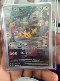 Picachu card 151 secret ear full art