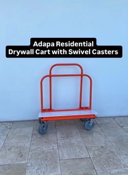 Adapa Residential Drywall Cart with Swivel Casters (1 Available)