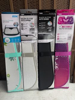 Auto Windshield Sun Shades – $15 each