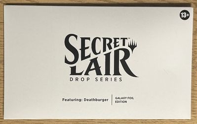 MTG Featuring: Deathburger Galaxy Foil Sealed