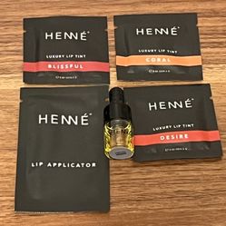 Henné Luxury Lip Tint Samples Set