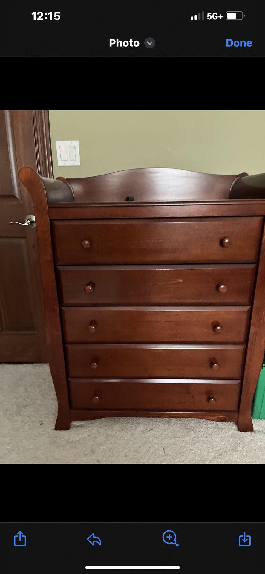 Cherry Wood Dresser 