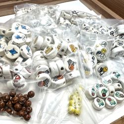 Huge Lot Of Large Hole Ceramic Beads
