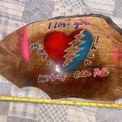 Grateful Dead. Steal Your Heart Plaque
