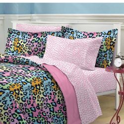 Full &Twin Cheetah Bed In A Bag 