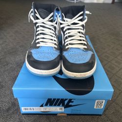 Jordan 1 high UNC toe size 12