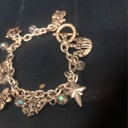 Very Nice Plated Silver Bracelet Great Condition