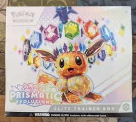 Pokemon Prismatic Evolution Elite Trainer Box ETB Factory Sealed