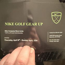 Selling nike employee store passes