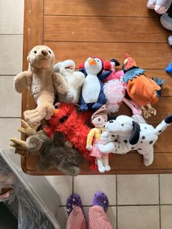 9 small random plushies