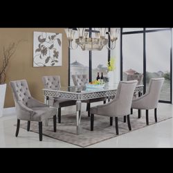 Mirror Dinning Table 