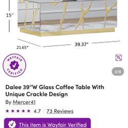 Glass Coffee Table 