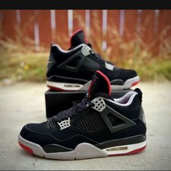 Like New Jordan 4 Bred With Box Men’s 10