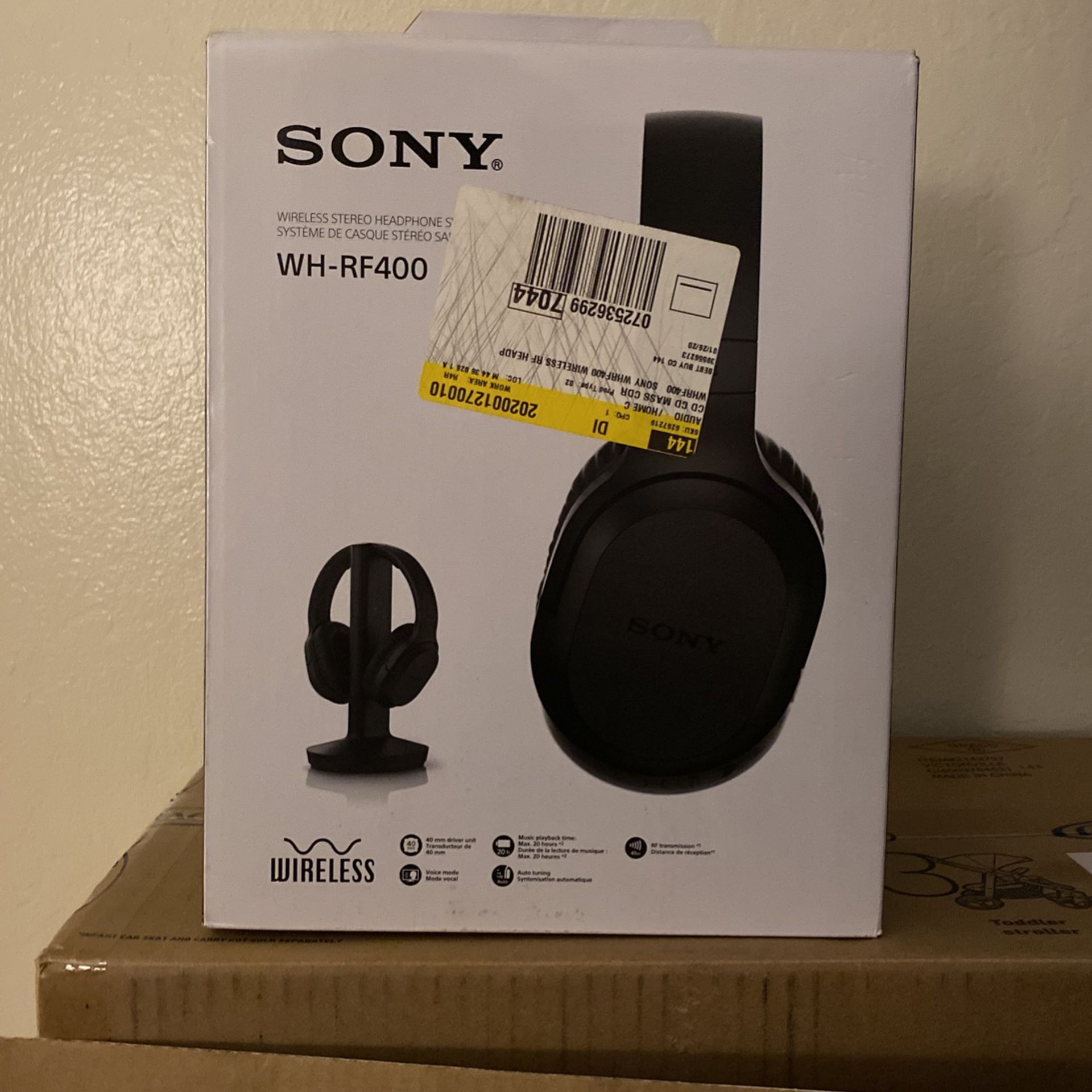 Sony WH-RF400 Wireless Headphones
