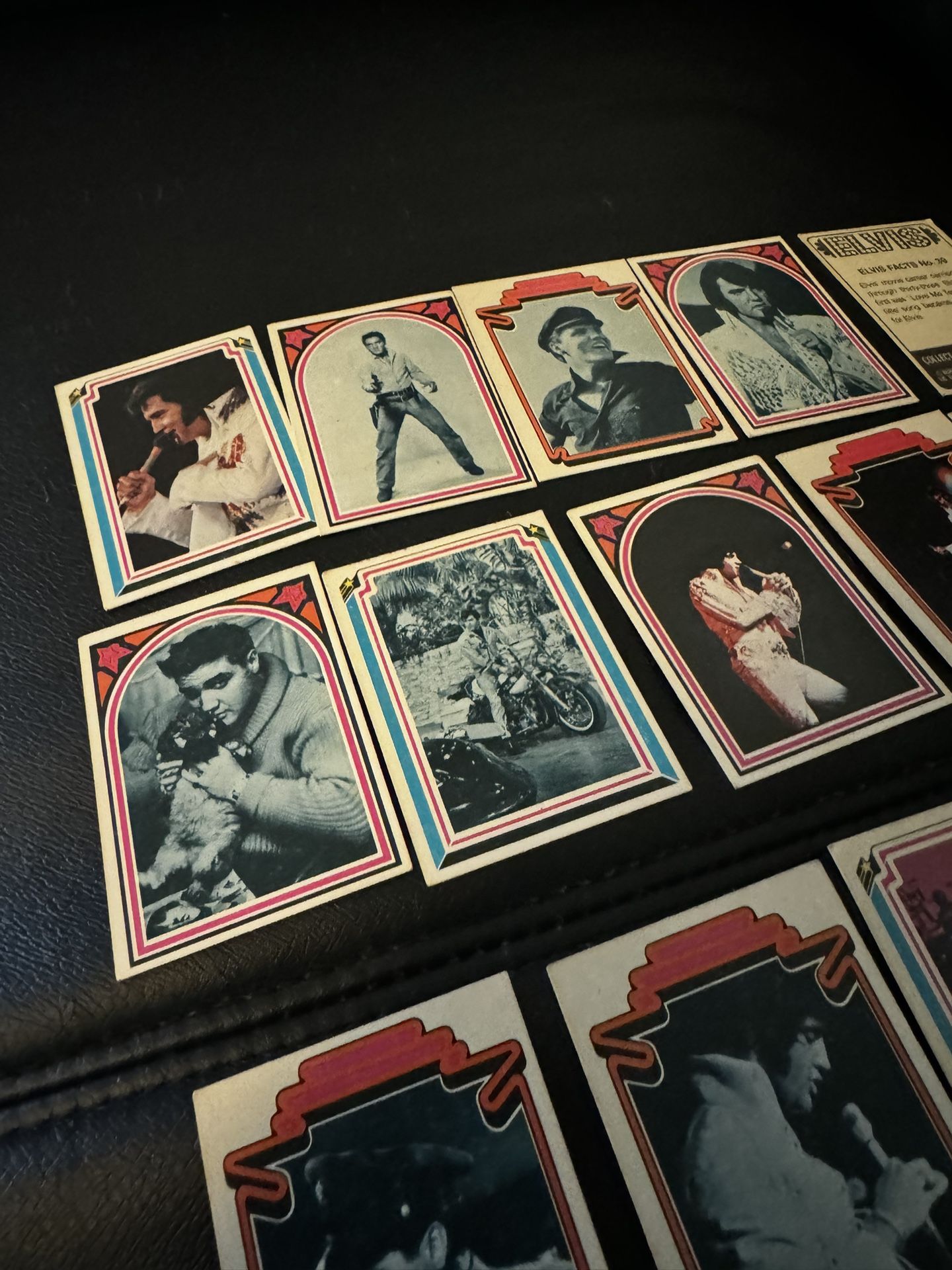 Set of 15 Collectible Elvis Presley Cards