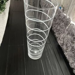 Glass Vase 16x6. 