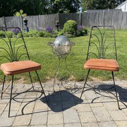 6 Wrought Iron Chairs