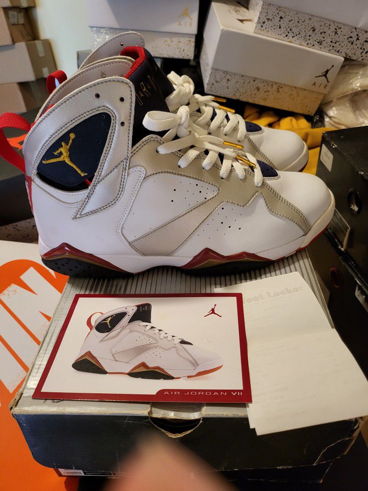 Jordan Retro 7 Olympic Super Clean Like New!! Size 10.5 2004 Release With Receipt Grail Only Asking $250