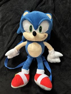 Sonic Plush Back Pack