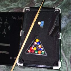 Miniature Pool Table Suit Case