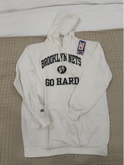 Majestic Brooklyn Nets Pullover Hoodie - Multiple sizes