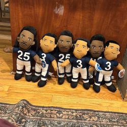 Plush Seahawk Players, Wilson, And Sherman From The Last Seahawk Super Bowl