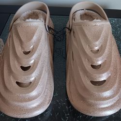 Gold Sparkley Slides
