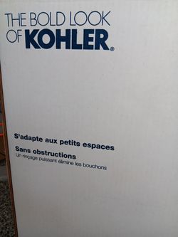 New unused toilet