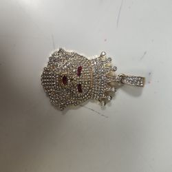 Hip Hop Iced Out  Lion Pendant 