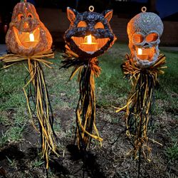 Halloween Tea Light Candle Trio