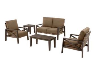 Lakehaven 5-Piece Patio Conversation Set