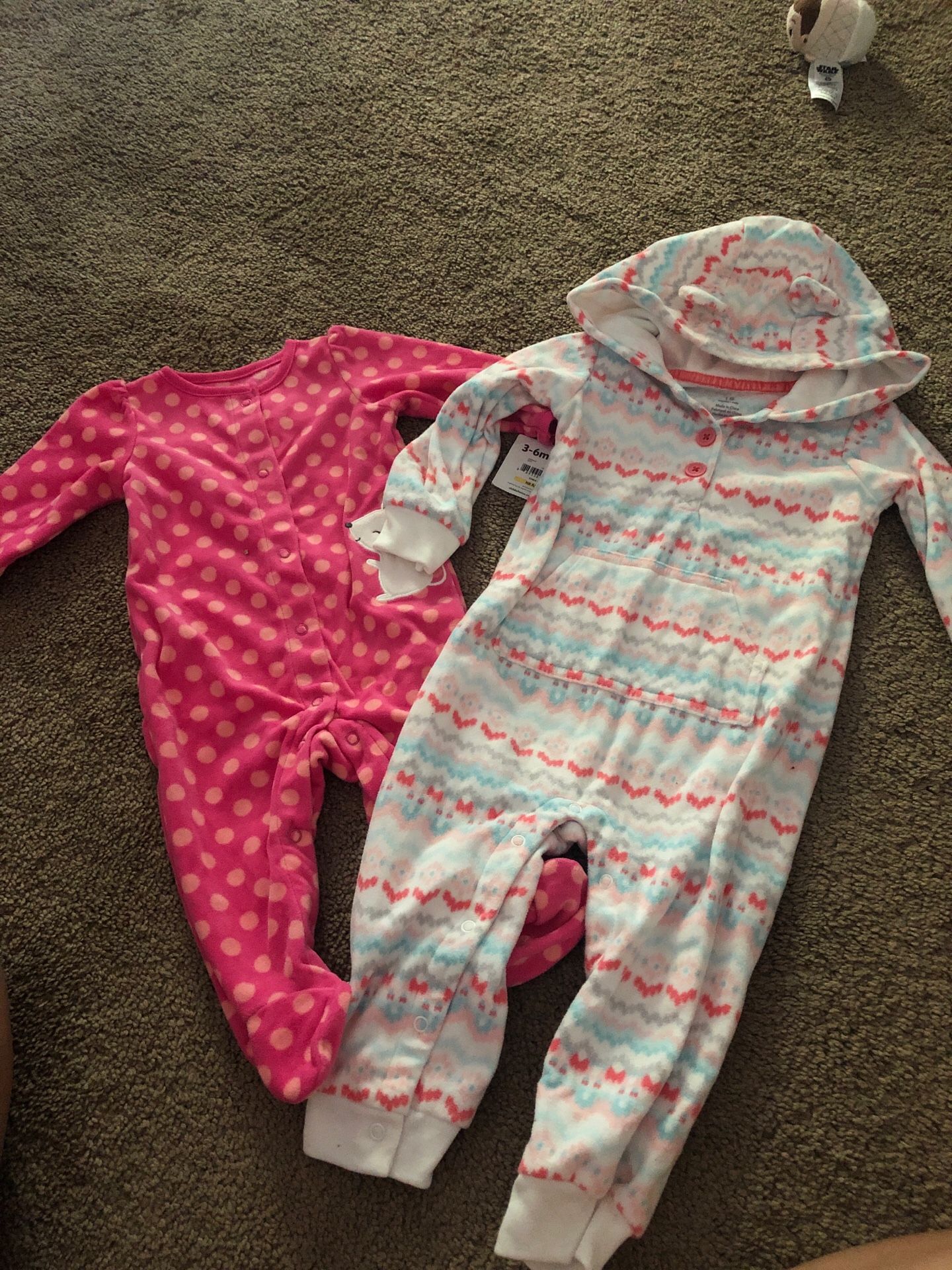 New Infant Girls Carters Onesies
