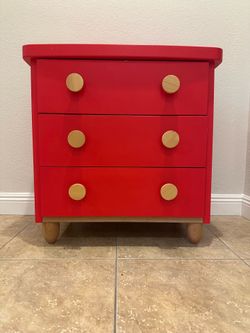 Cute red dresser