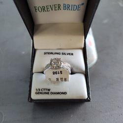 Forever Bride Sterling Silver Ring