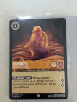 Disney Lorcana Rapunzel Gifted with Healing Card